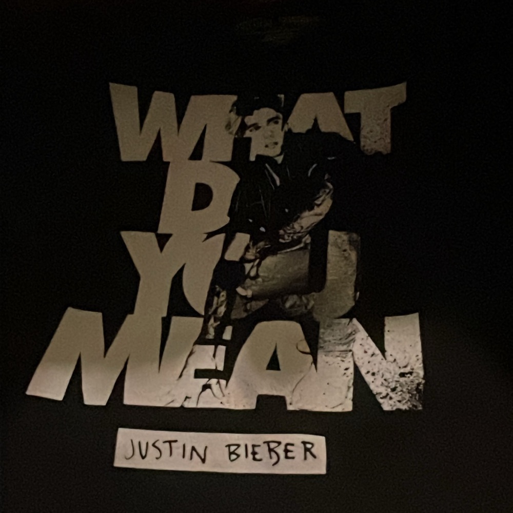 Justin Bieber 'What Do You Mean' Black T-Shirt